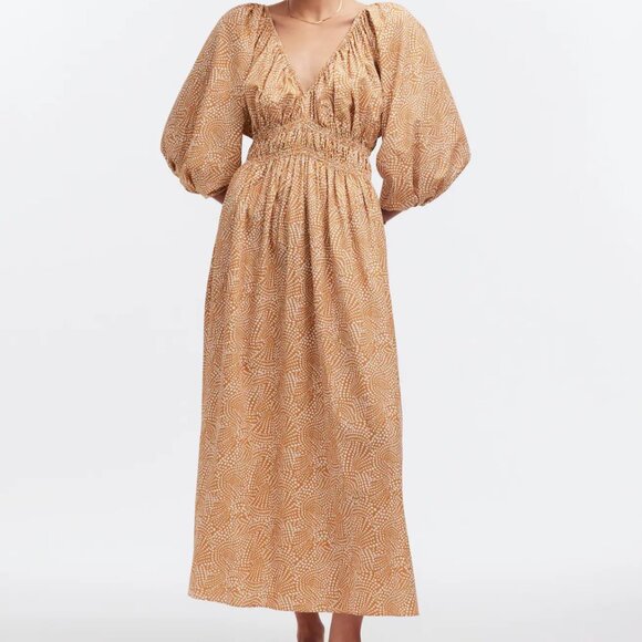 Madewell Balloon Sleeve Maxi- NEW w/ Tags! - Picture 1 of 8